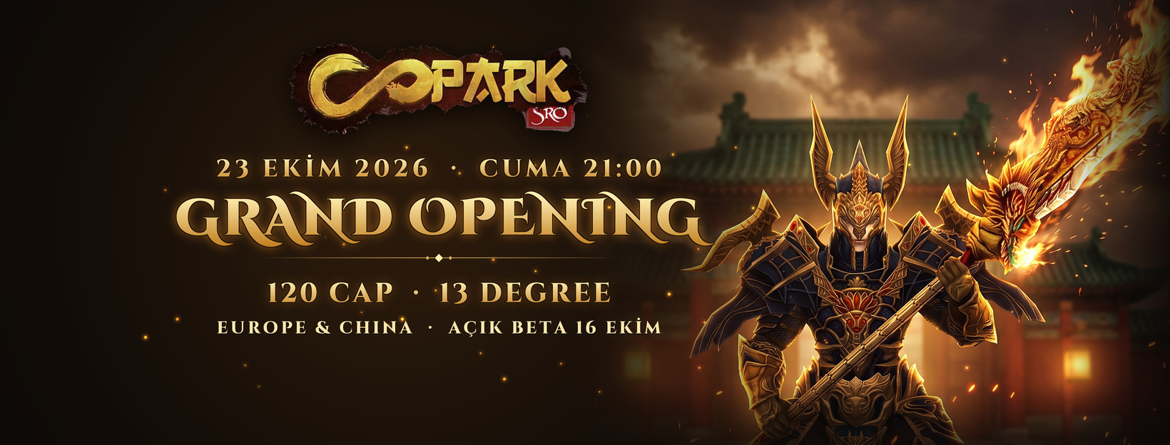 Açık Beta 16 Ekim · Açılış 23 Ekim